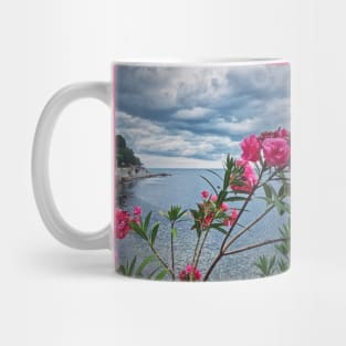 Nerium Oleander on the coastline Mug